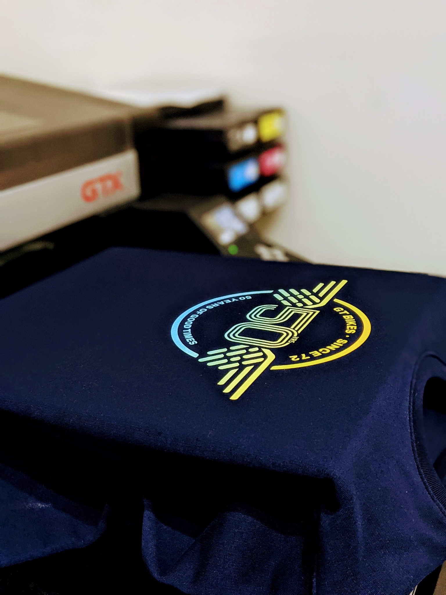 I Dress Myself digital Direct to Garment (DTG) printing with GOTS organic inks