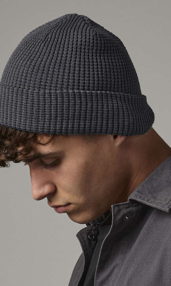 Beechfield Organic cotton waffle beanie BC52N Organic cotton waffle beanie Thumbnail