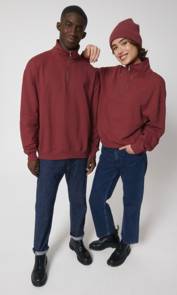 Stanley/Stella Miller Dry - Organic Boxy Dry Feel Quarter Zip STSU795  Miller Dry - Organic Boxy Dry Feel Quarter Zip Thumbnail