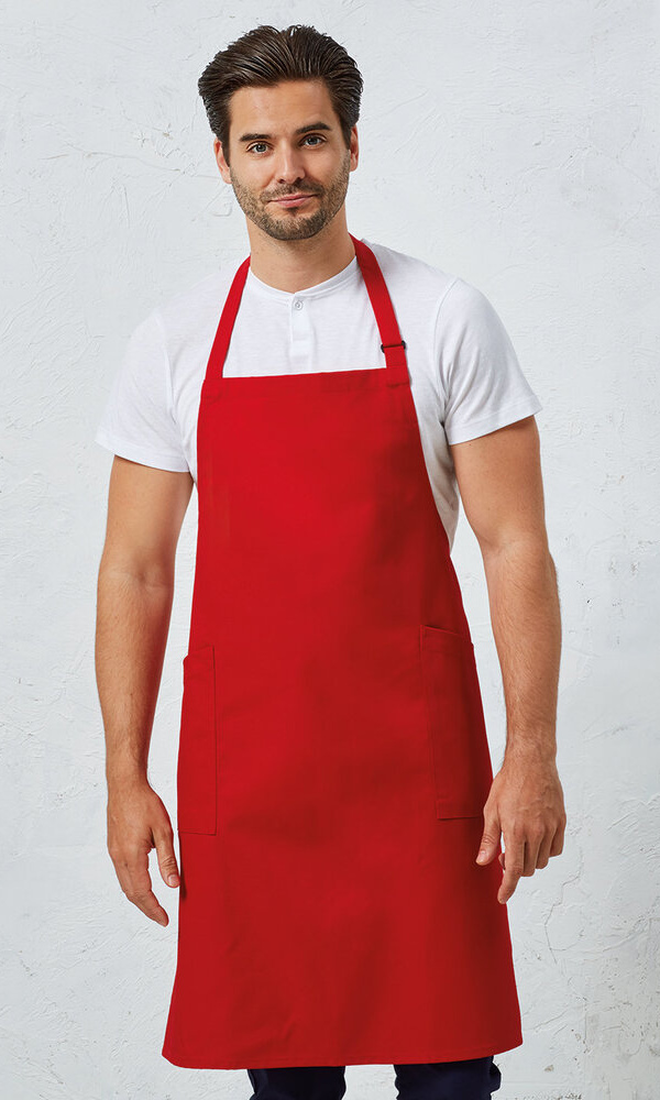 Premier Recycled Polyester & Organic Cotton Bib Apron, Fairtrade certified PR120 Recycled Polyester & Organic Cotton Bib Apron, Fairtrade certified Thumbnail