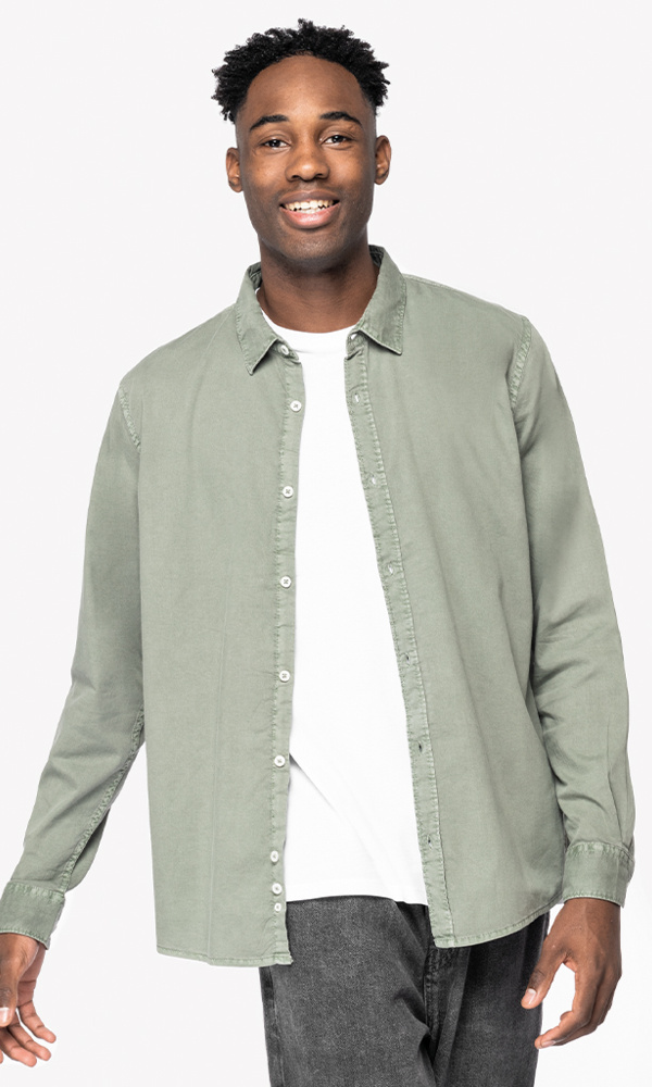 Native Spirit Organic Cotton Washed Shirt NS502 Organic Cotton Washed Shirt Thumbnail