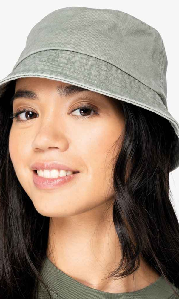 Native Spirit Organic Cotton Faded Bucket Hat NS020 Organic Cotton Faded Bucket Hat Thumbnail