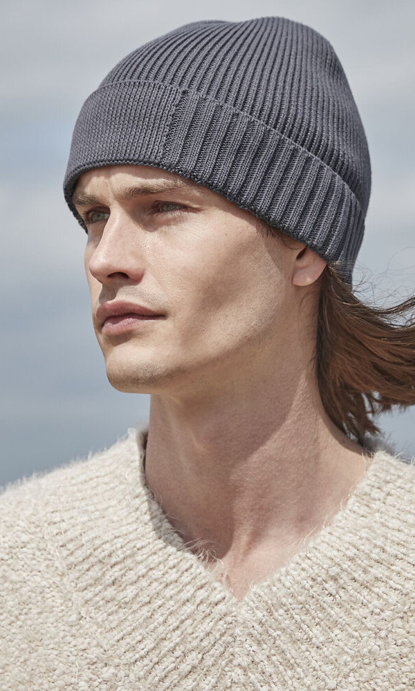 Organic Cotton Engineered Patch Beanie Thumbnail