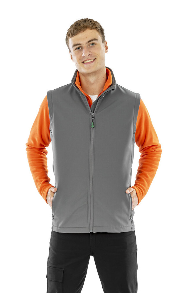 Result Genuine Recycled Men's recycled 2-layer printable softshell bodywarmer R902M Men's recycled 2-layer printable softshell bodywarmer Thumbnail