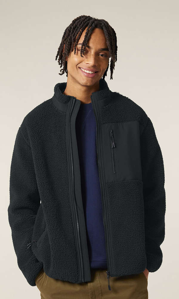 Stanley/Stella BROOKER - UNISEX RELAXED FIT SHERPA JACKET  STJU248 BROOKER - UNISEX RELAXED FIT SHERPA JACKET  Thumbnail