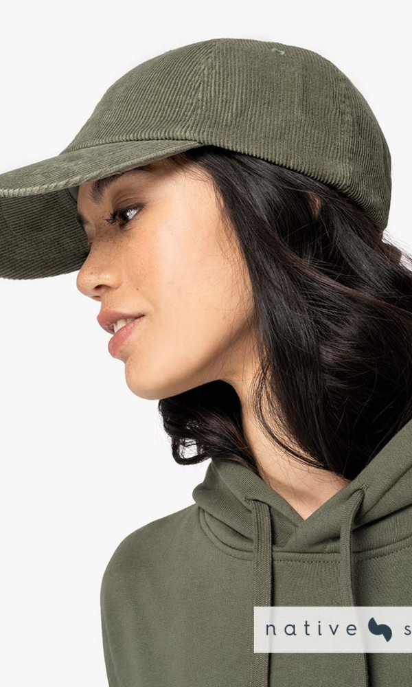 Native Spirit Native Spirit Corduroy 6 Panel Cap NS016 Native Spirit Corduroy 6 Panel Cap Thumbnail
