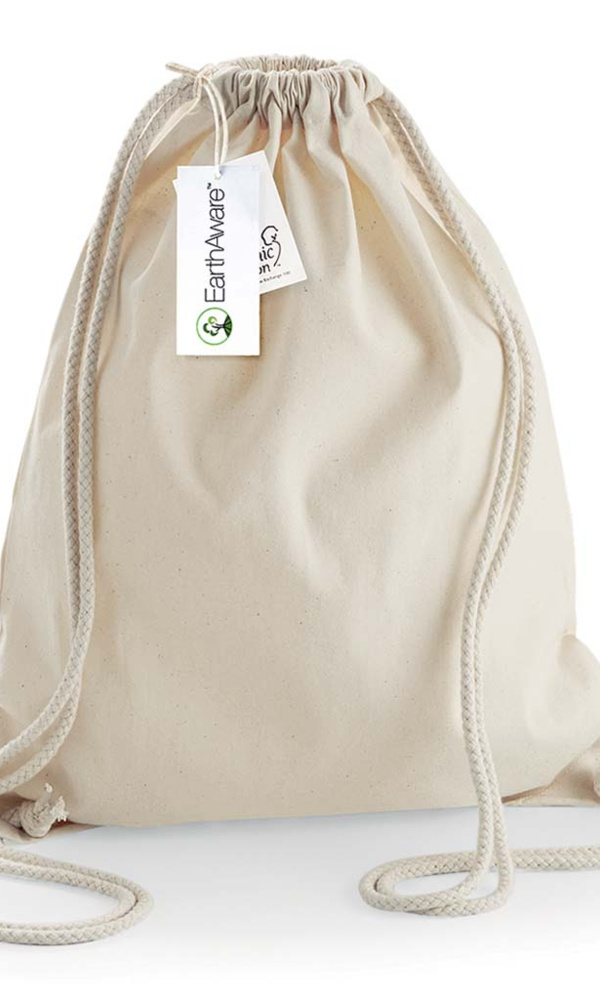 Westford Mill Westford Mill EarthAware® Organic Gymsac W810 Westford Mill EarthAware® Organic Gymsac Thumbnail