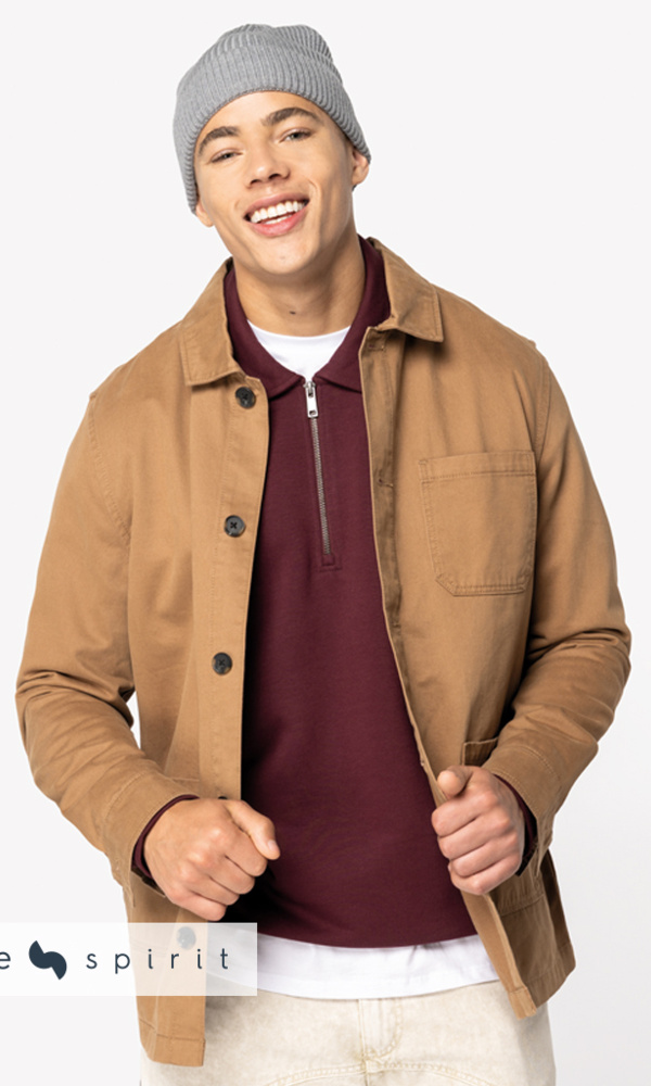 Native Spirit Washed Effect Worker Jacket Thumbnail