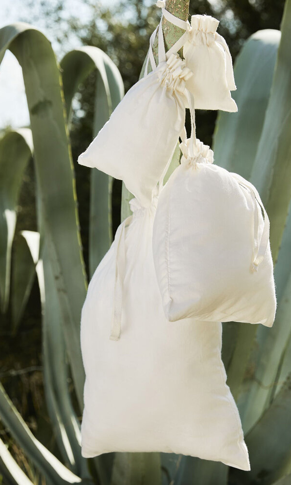 Westford Mill Organic Cotton Drawstring Bag WM118 Organic Cotton Drawstring Bag Thumbnail