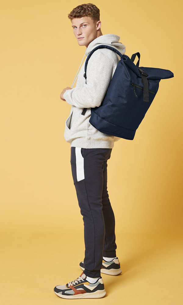 BagBase Recycled rolled-top backpack BG286 Recycled rolled-top backpack Thumbnail