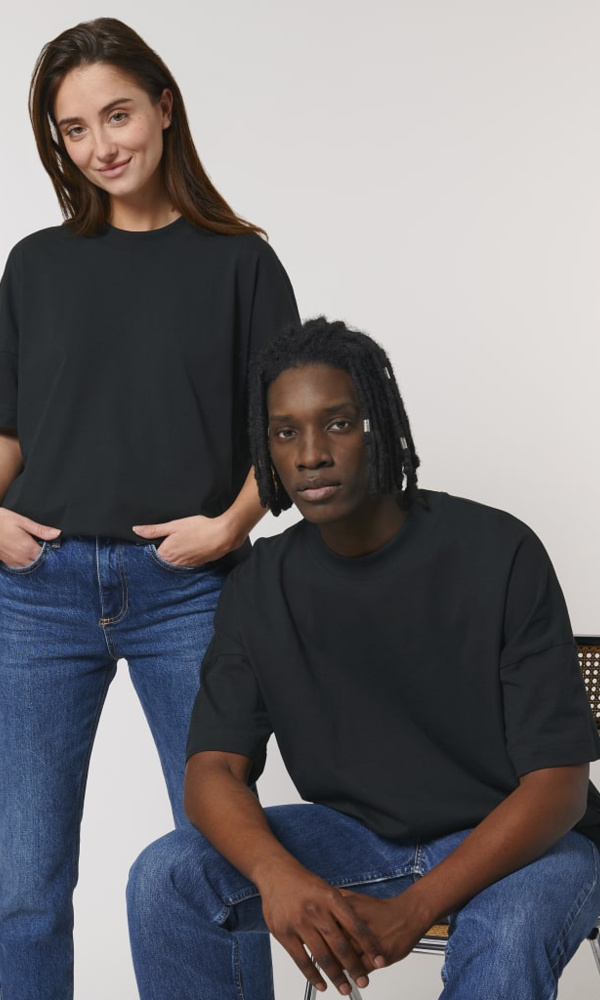 Blaster -  Organic Oversized High Neck T-shirt Thumbnail